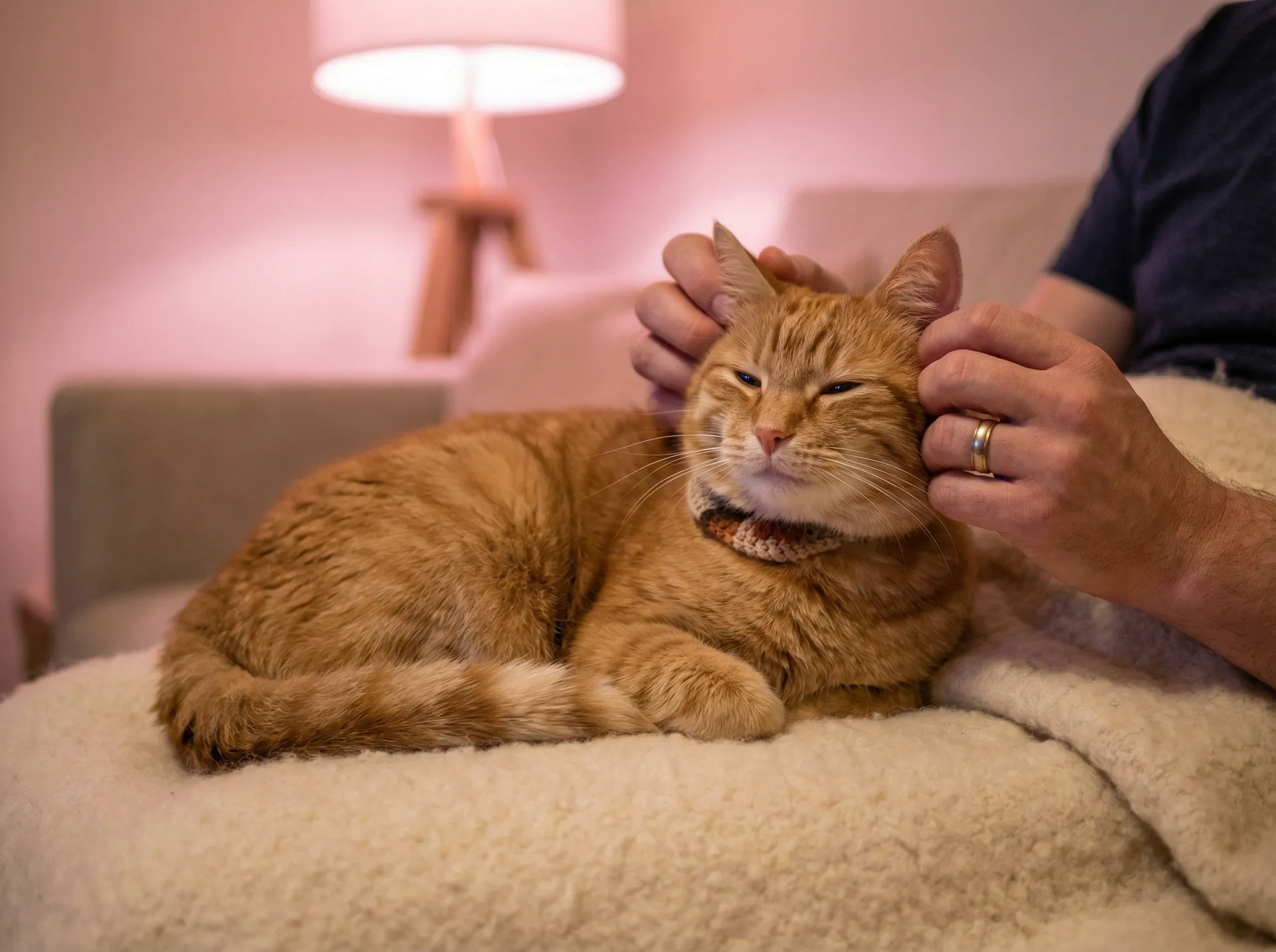 猫咪被温柔抚摸的幸福时刻 - 情迷曼哈顿